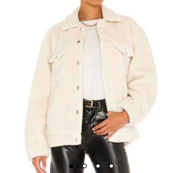 Anine Bing Faux Shearling Jacket - Picture 1 of 4